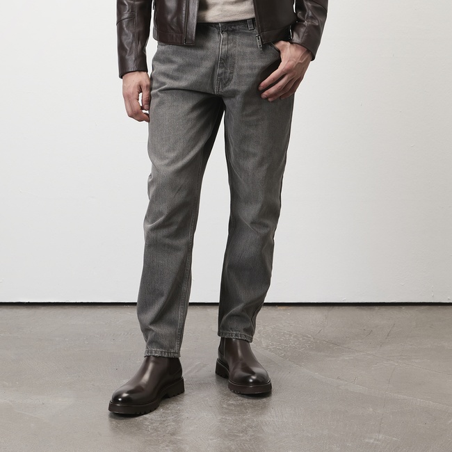  Gaven Kahve Erkek Lastikli Deri Chelsea Bot