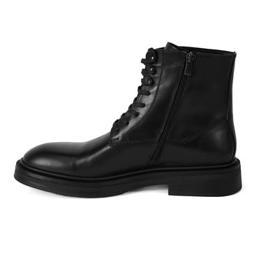  Poar Siyah Erkek Deri Bot