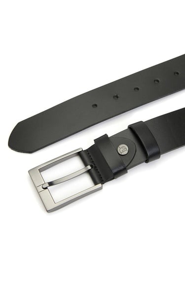  Divarese Erkek Siyah Deri Kemer