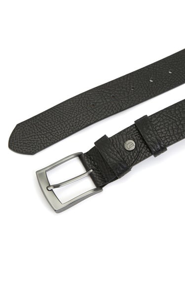  Divarese Erkek Siyah Deri Kemer