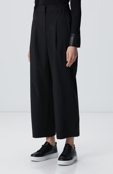  Network Kadın Siyah N-Tech Beli Lastikli Pantolon