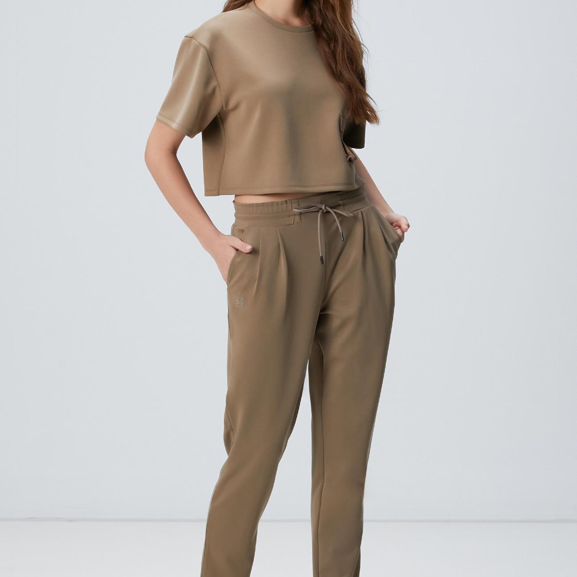 Network Kadın Haki Modal Karışımlı Eşofman