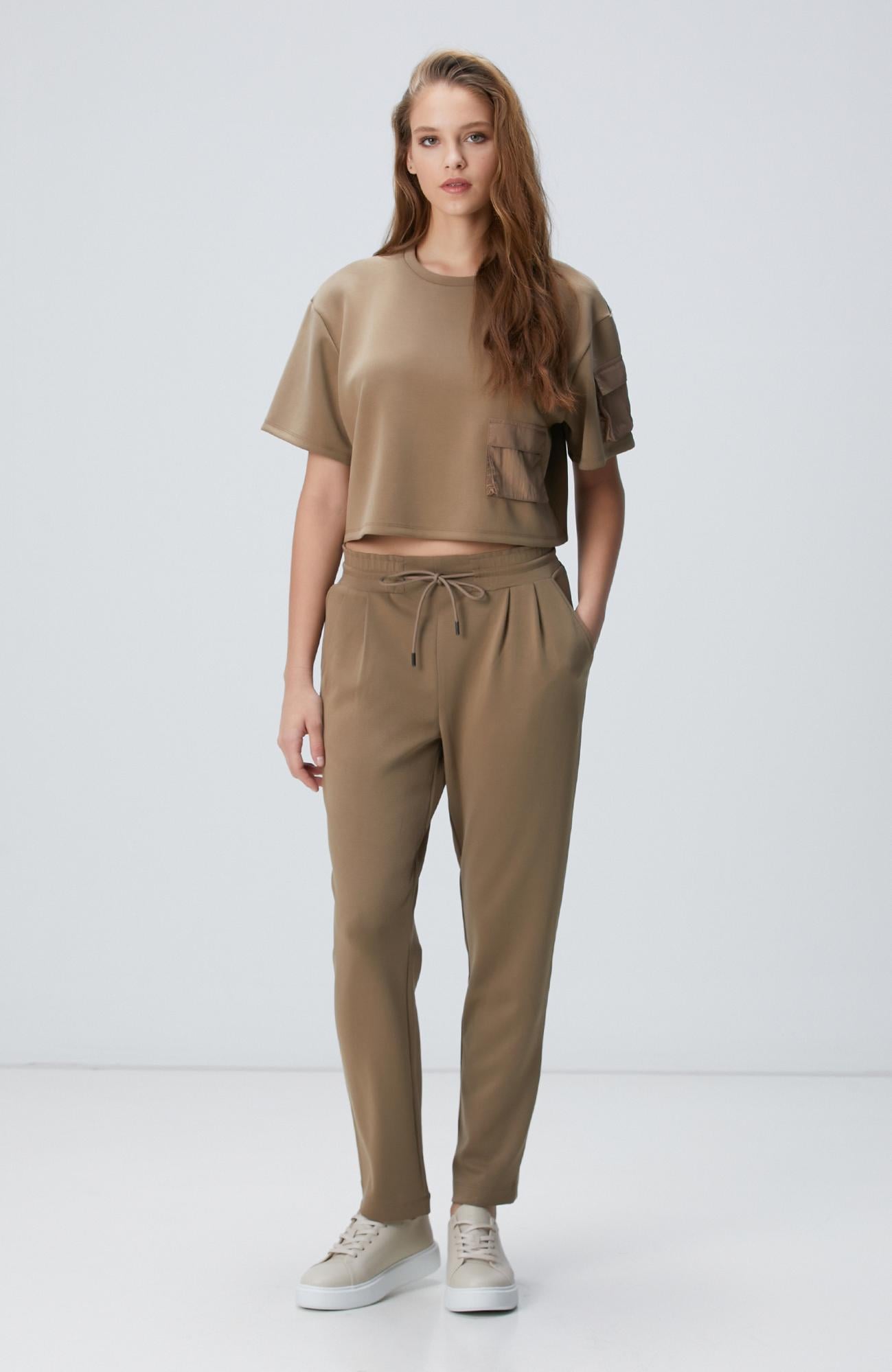  Network Kadın Haki Modal Karışımlı Eşofman