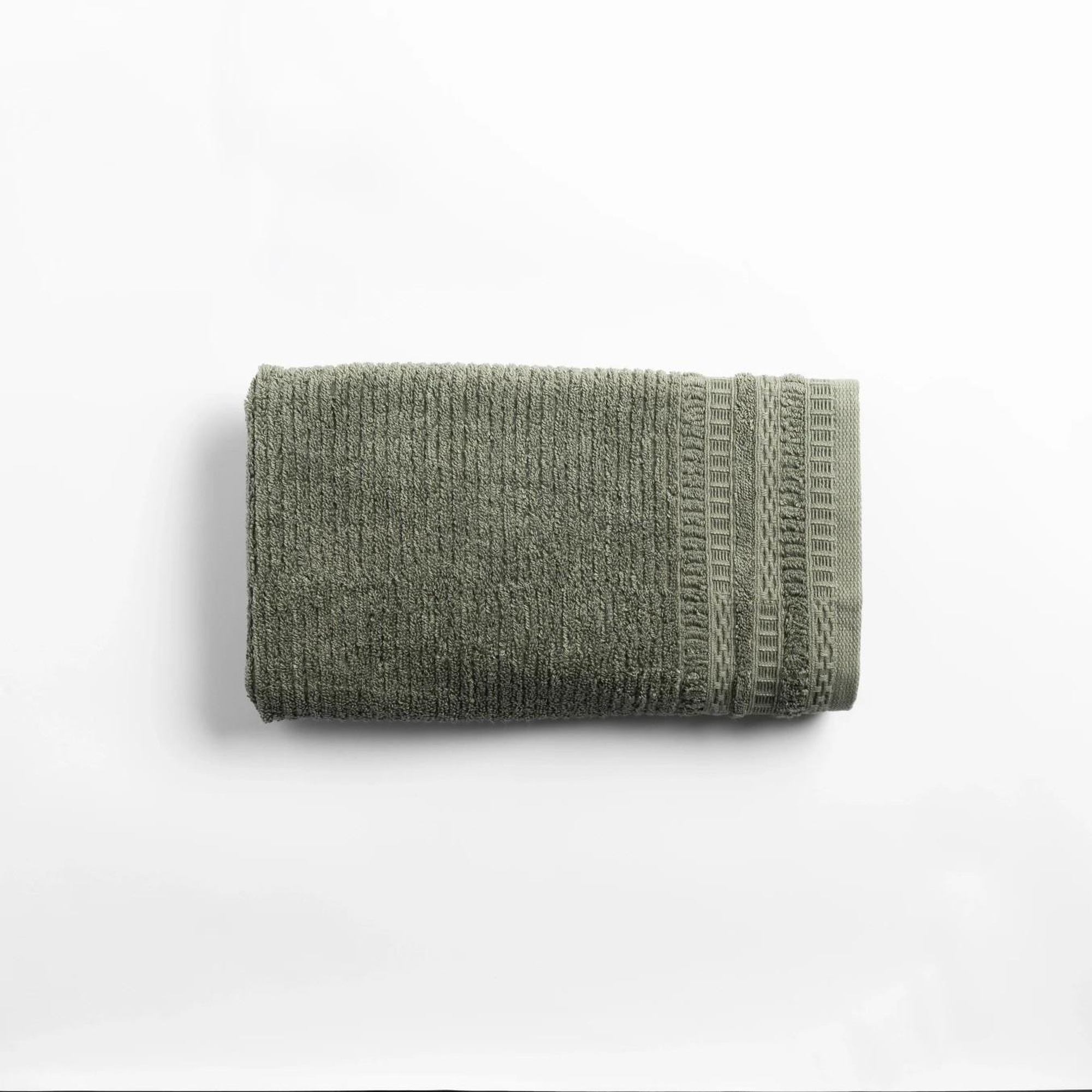 Qua Home Mauve Pima Pamuk Saç Havlusu Haki 50x90 cm