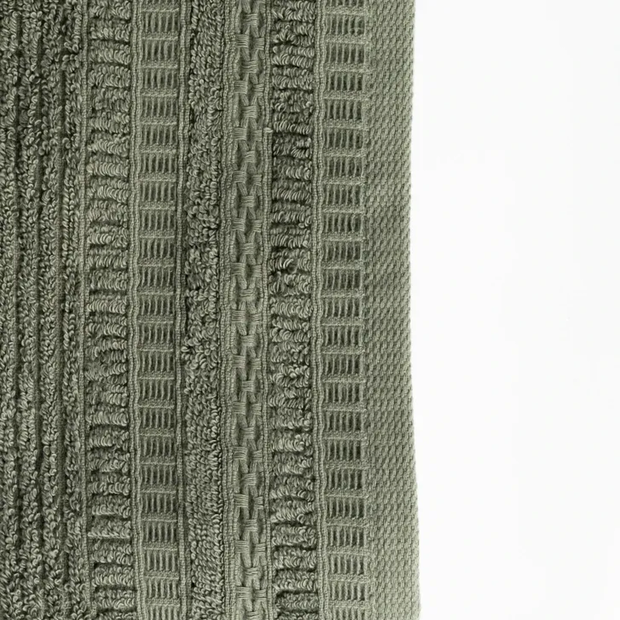 Qua Home Mauve Pima Pamuk Saç Havlusu Haki 50x90 cm