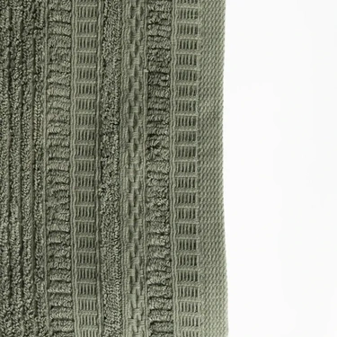  Qua Home Mauve Pima Pamuk Saç Havlusu Haki 50x90 cm