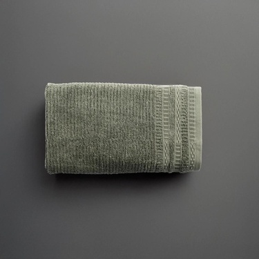  Qua Home Mauve Pima Pamuk Saç Havlusu Haki 50x90 cm