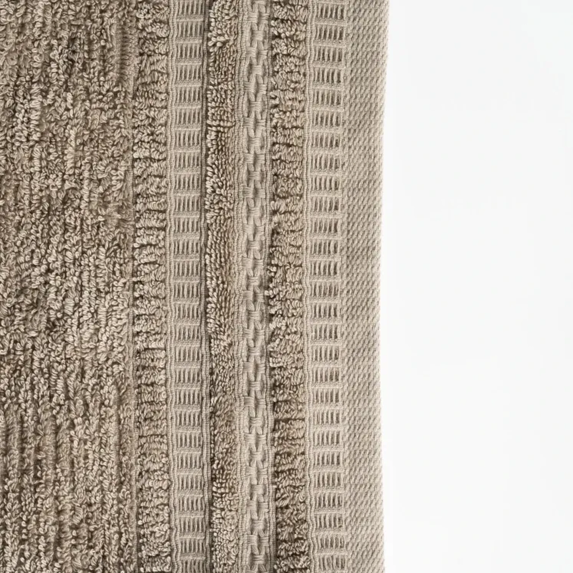 Qua Home Mauve Pima Pamuk Saç Havlusu Kahverengi 50x90 cm