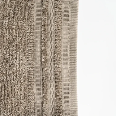  Qua Home Mauve Pima Pamuk Saç Havlusu Kahverengi 50x90 cm