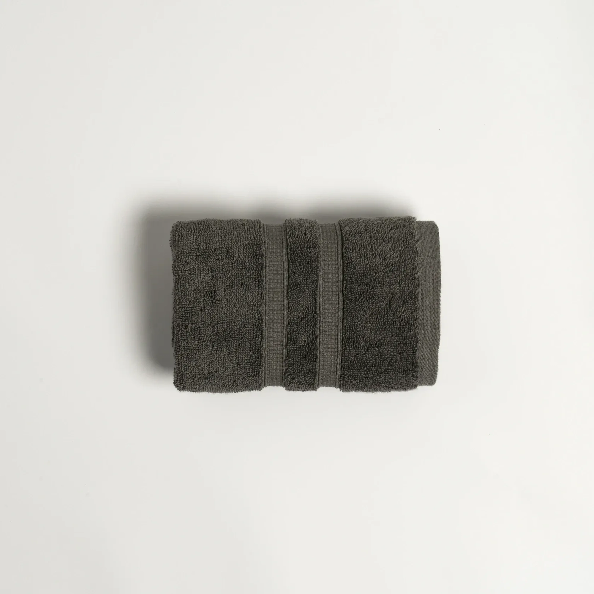 Qua Home Narciso Penye Pamuk El Havlusu Antrasit 30x50 cm