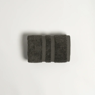  Qua Home Narciso Penye Pamuk El Havlusu Antrasit 30x50 cm