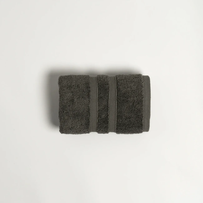  Qua Home Narciso Penye Pamuk El Havlusu Antrasit 30x50 cm