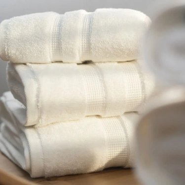  Qua Home Narciso Penye Pamuk El Havlusu Beyaz 30x50 cm