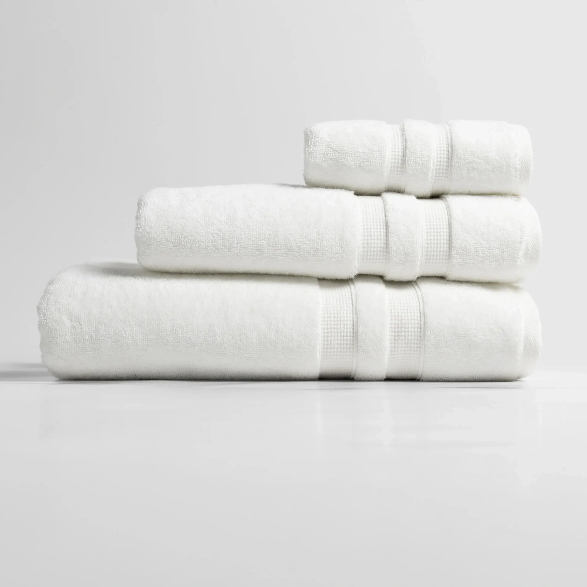 Qua Home Narciso Penye Pamuk El Havlusu Beyaz 30x50 cm