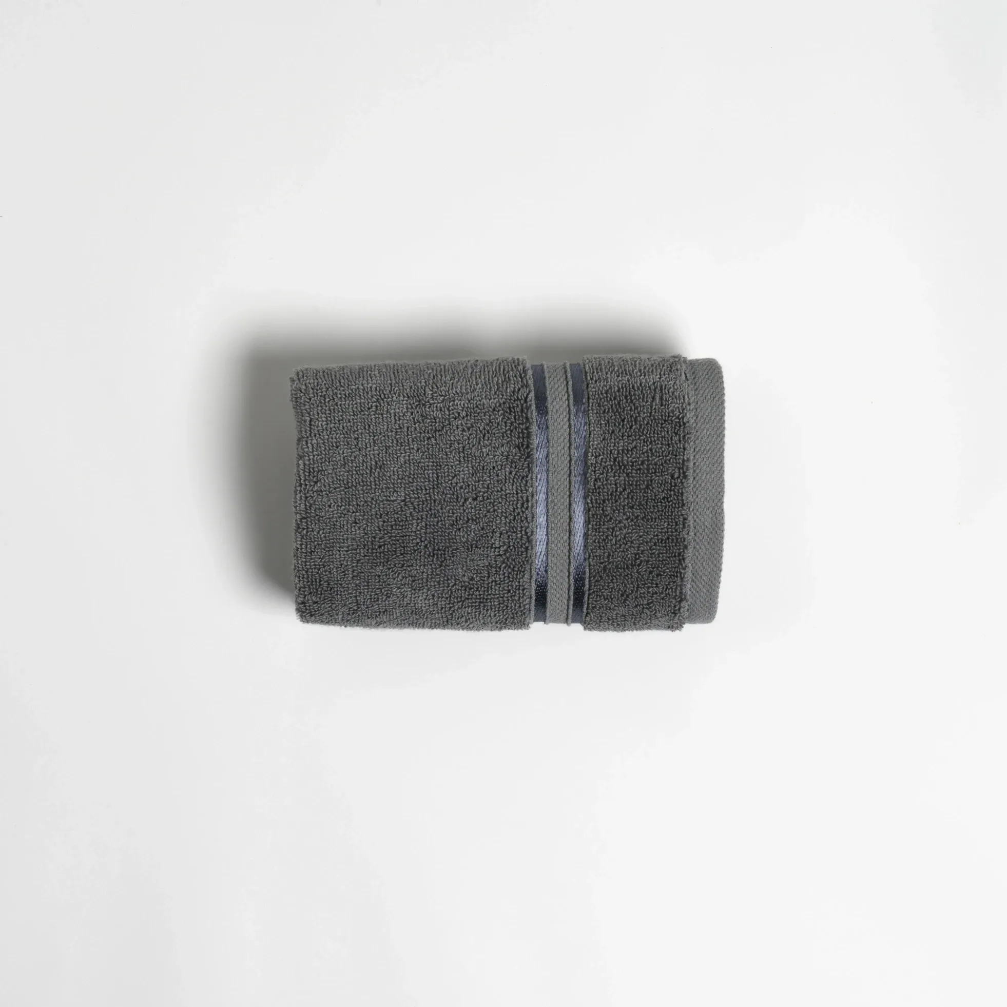  Qua Home Olite Penye Pamuk El Havlusu Gri 30x50 cm