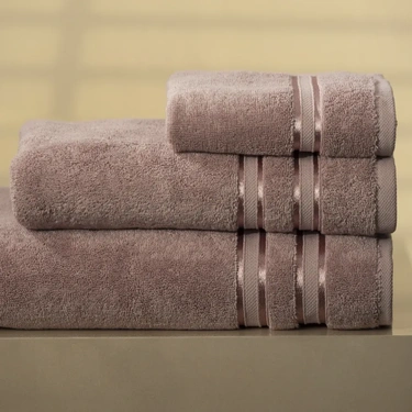  Qua Home Olite Penye Pamuk El Havlusu Gül Kurusu 30x50 cm