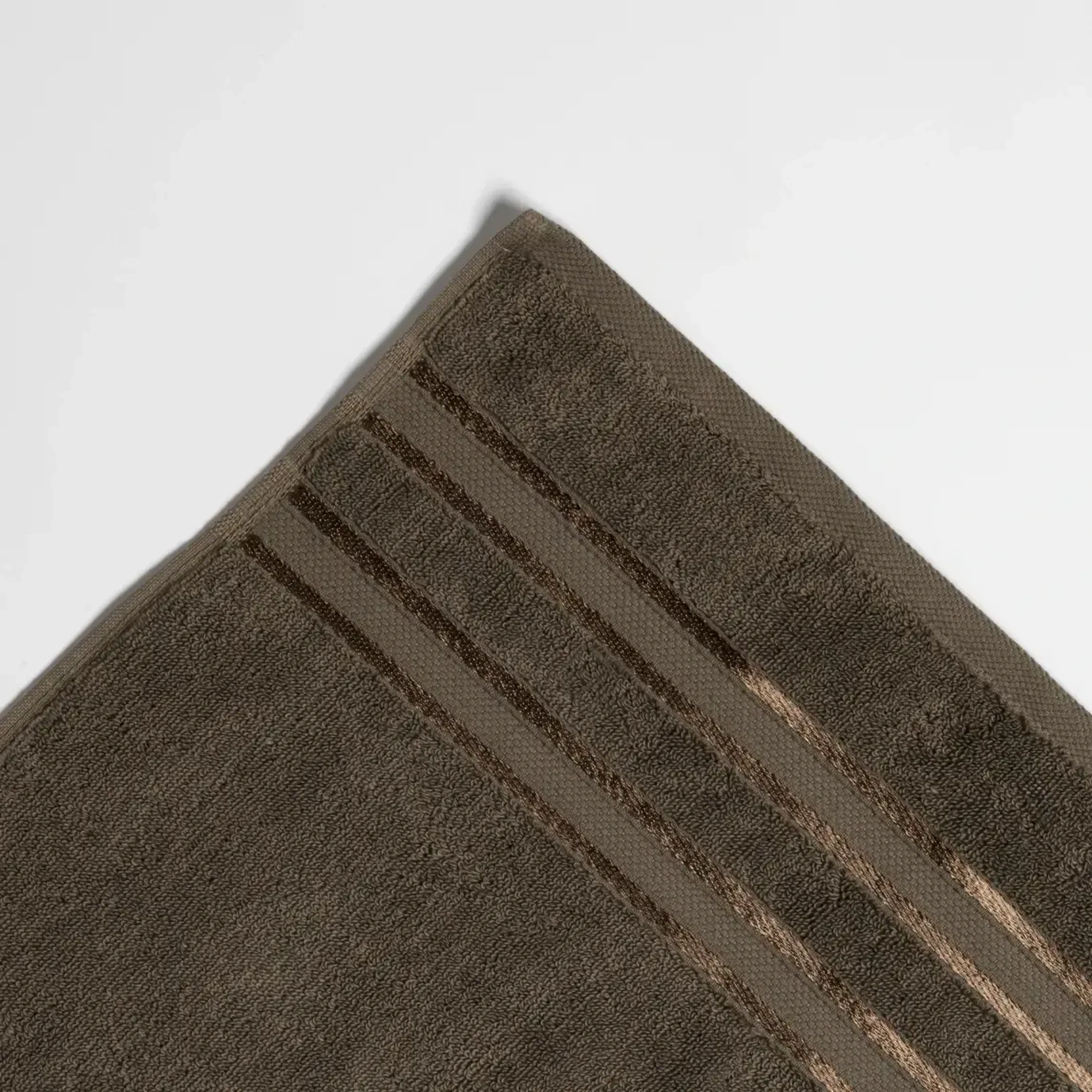 Qua Home Olite Penye Pamuk El Havlusu Kahverengi 30x50 cm