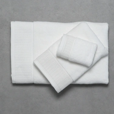  Qua Home Poppy Penye Pamuk El Havlusu Beyaz 30x50 cm