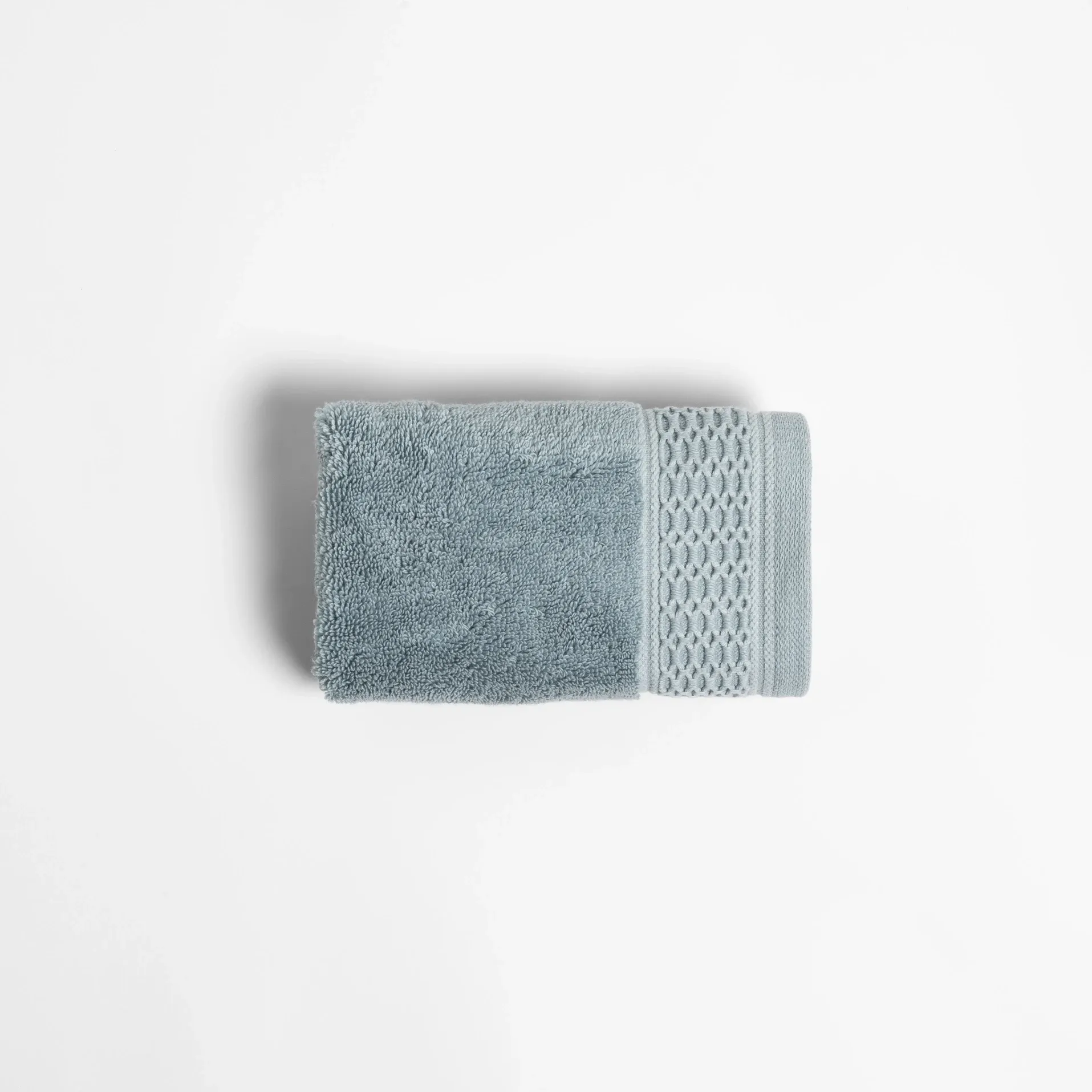  Qua Home Poppy Penye Pamuk El Havlusu Mavi 30x50 cm