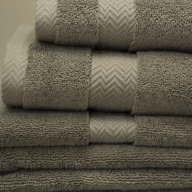  Qua Home Laure Penye Pamuk El Havlusu Taş 30x50 cm