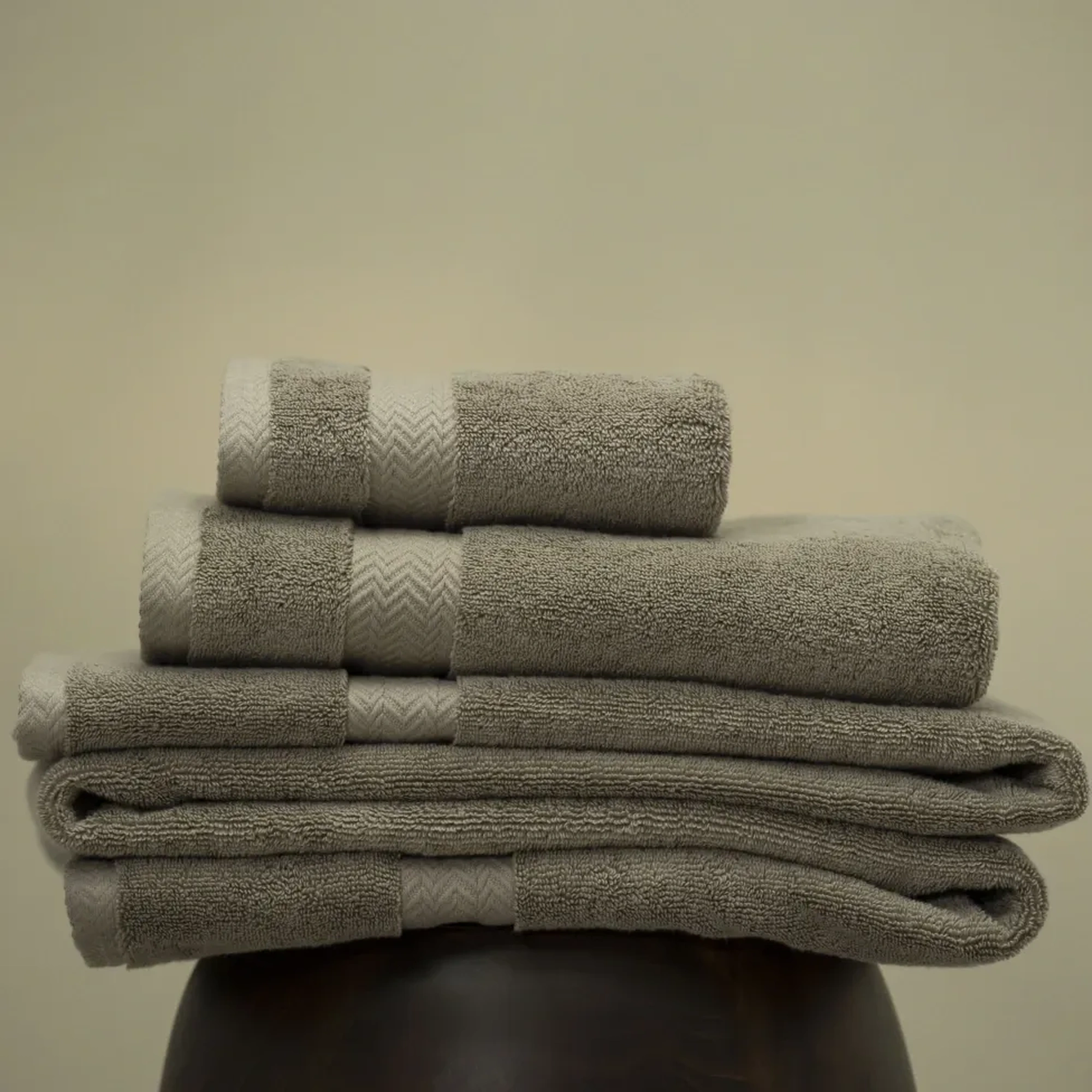 Qua Home Laure Penye Pamuk El Havlusu Taş 30x50 cm