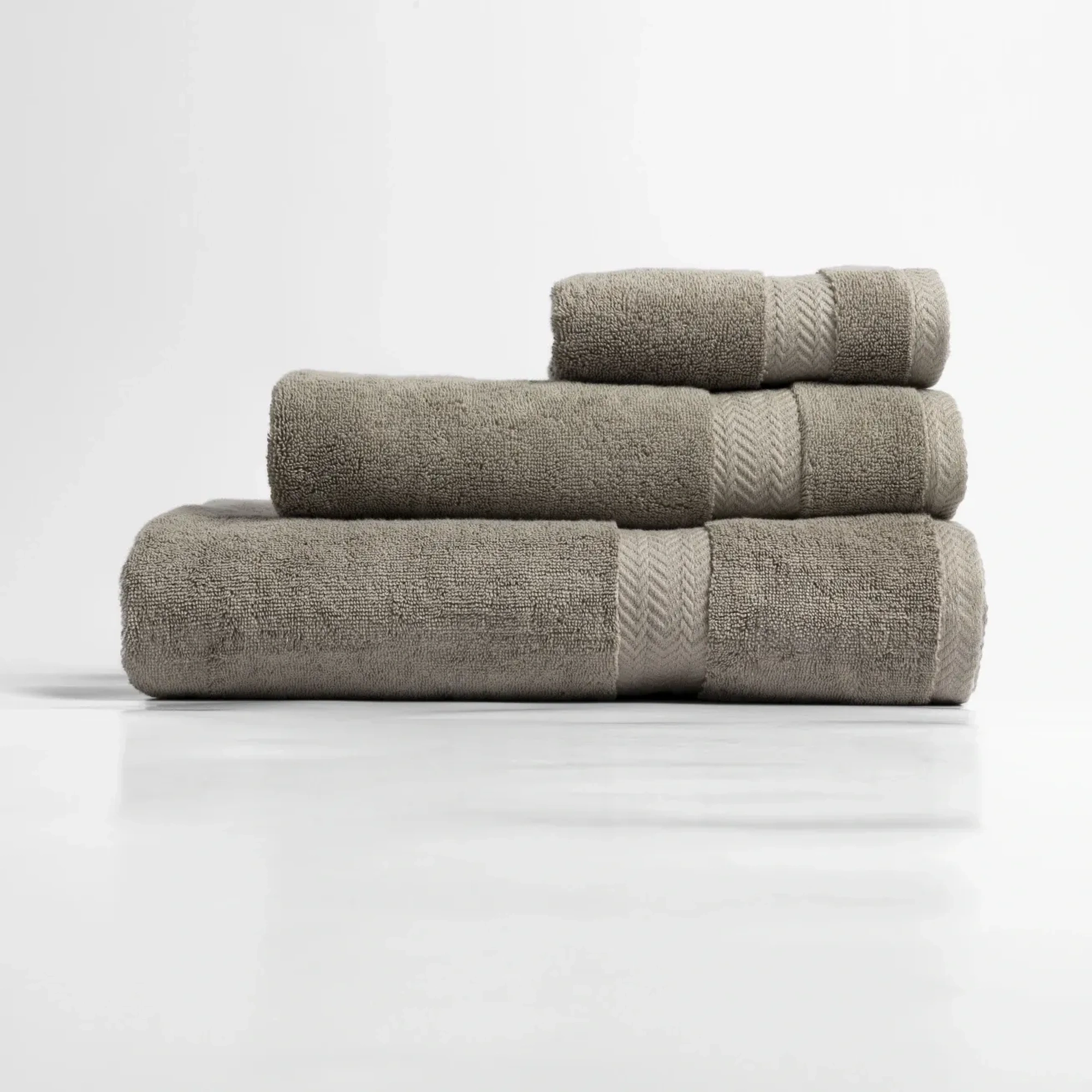 Qua Home Laure Penye Pamuk El Havlusu Taş 30x50 cm