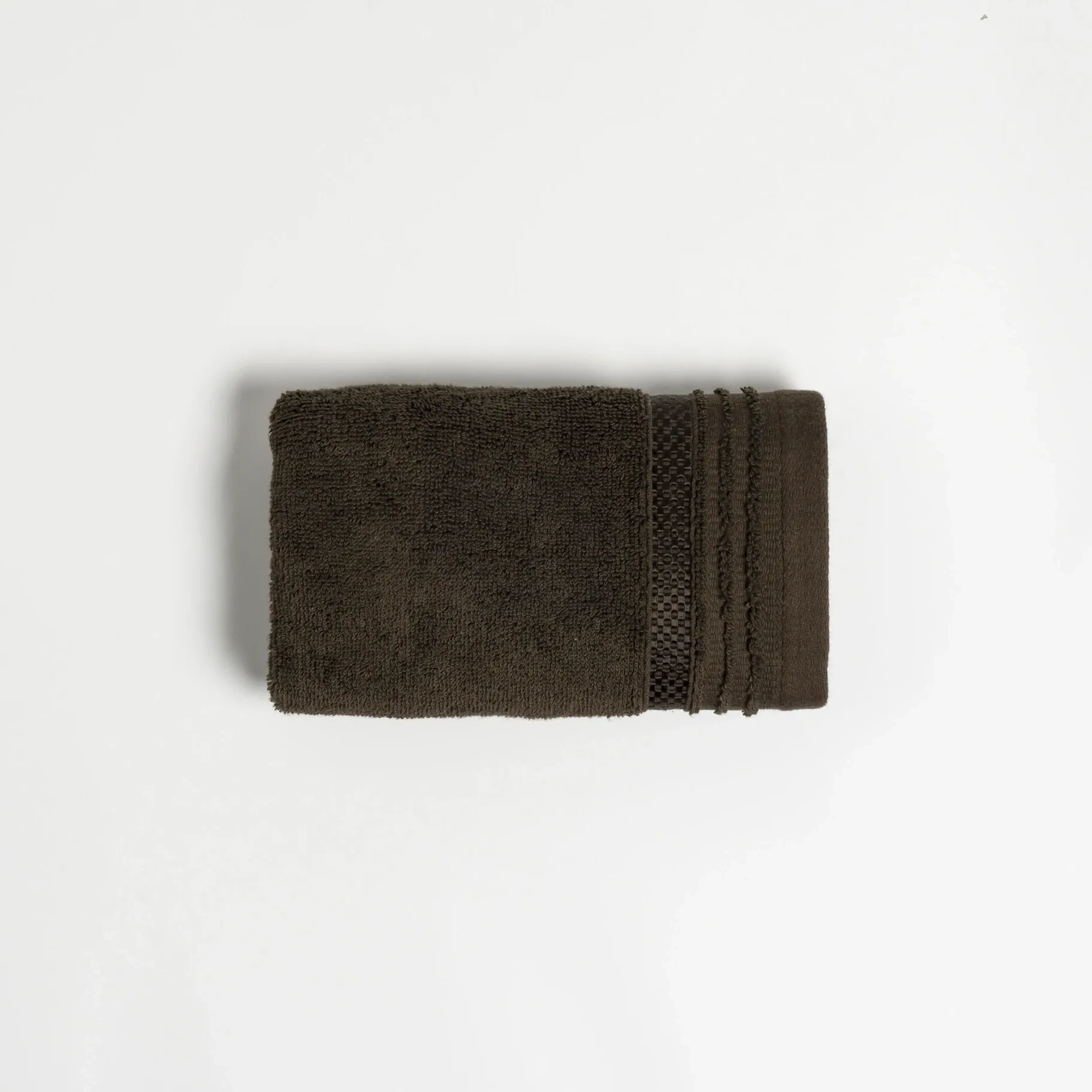 Qua Home Vinca Pima Pamuk El Havlusu Kahverengi 30x50 cm