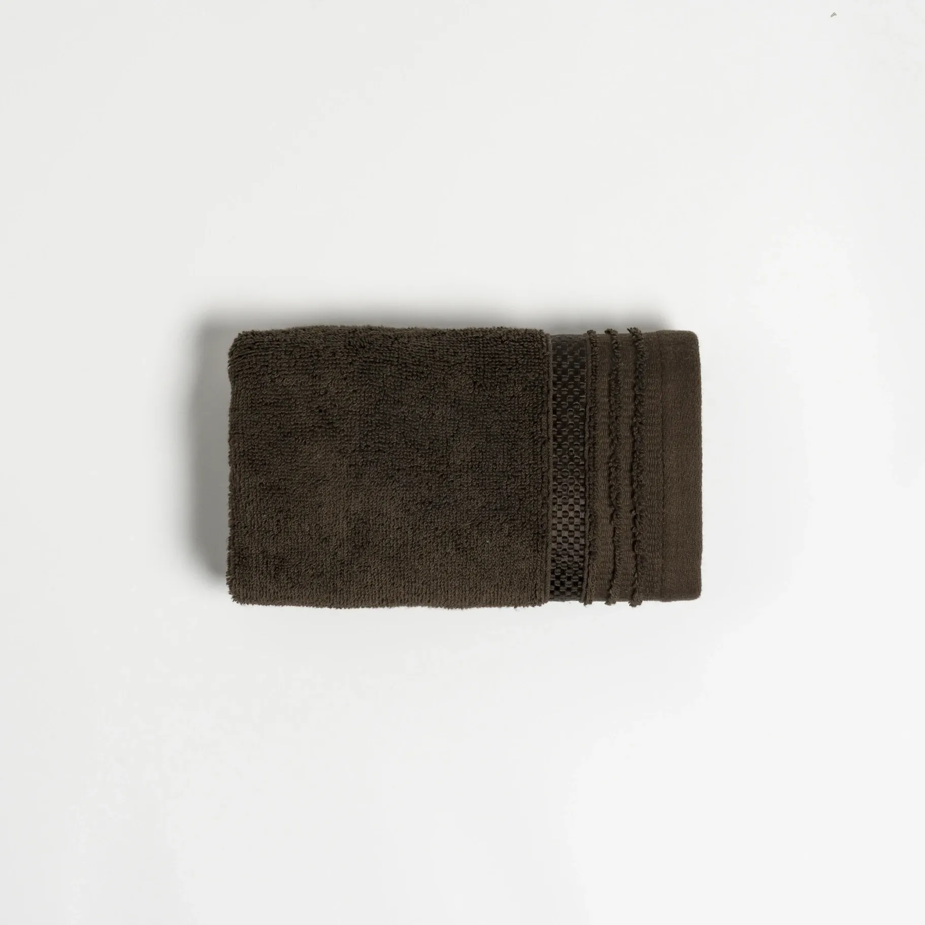  Qua Home Vinca Pima Pamuk El Havlusu Kahverengi 30x50 cm