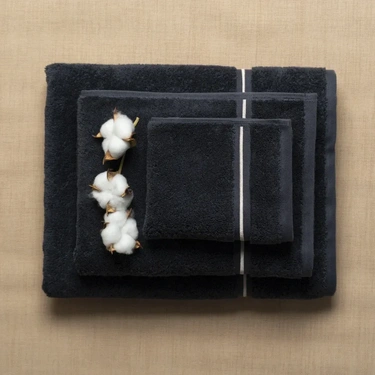  Qua Home Petunia Pima Pamuk El Havlusu Antrasit 30x50 cm