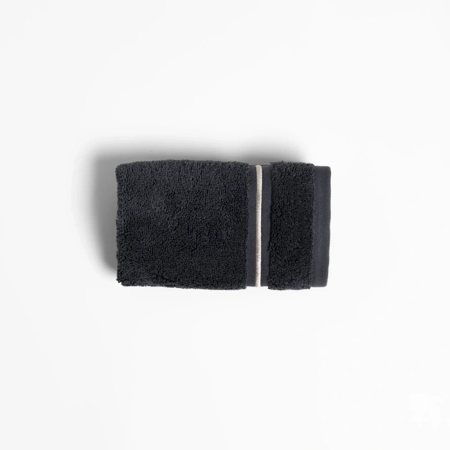  Qua Home Petunia Pima Pamuk El Havlusu Antrasit 30x50 cm