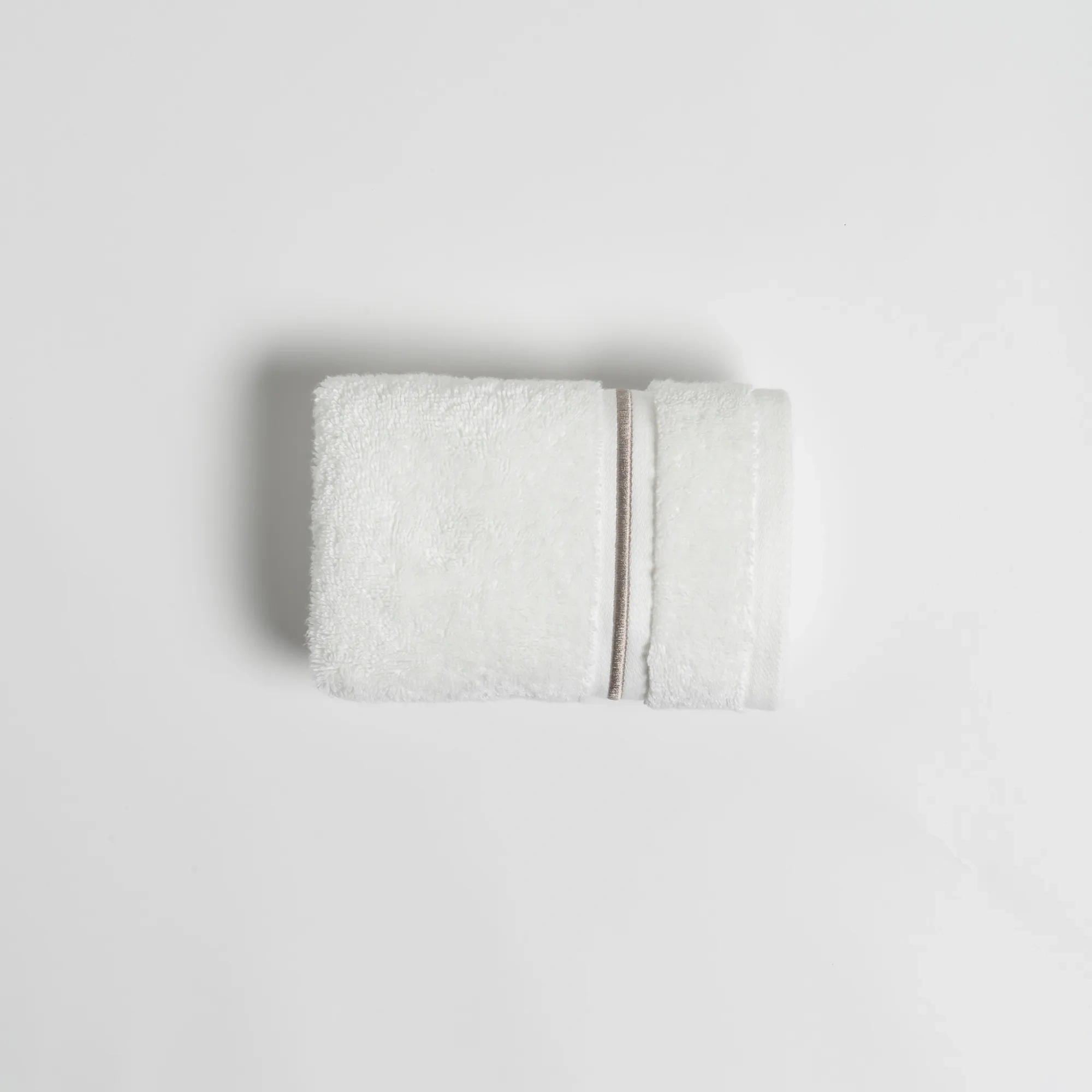 Qua Home Petunia Pima Pamuk El Havlusu Beyaz Taş 30x50 cm