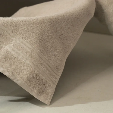  Qua Home Dandelion Pima Pamuk El Havlusu Bej 30x50 cm