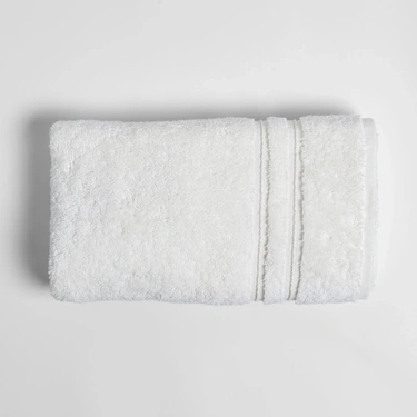  Qua Home Dandelion Pima Pamuk Yüz Havlusu Beyaz 50x90 cm