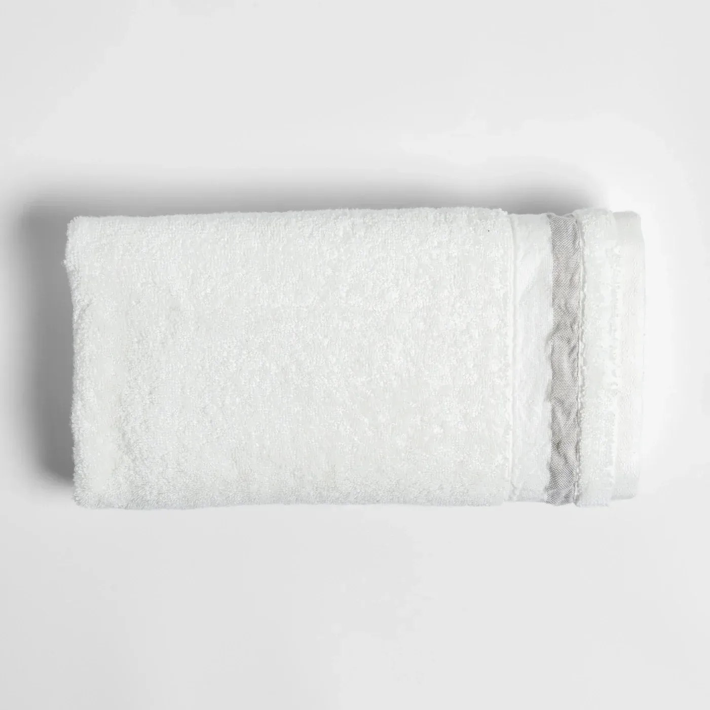  Qua Home Chamelion Pima Pamuk Yüz Havlusu Beyaz 50x90 cm