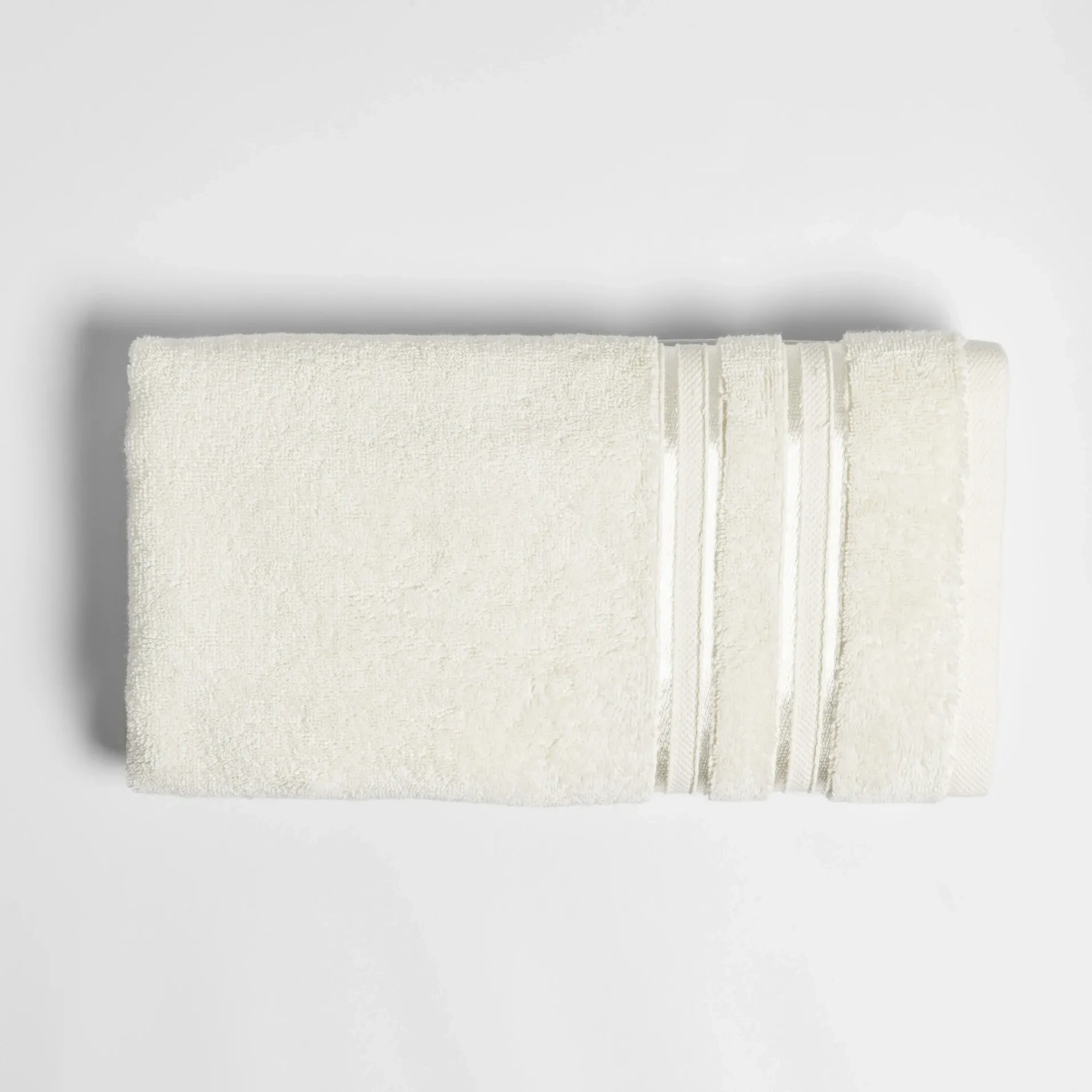 Qua Home Olite Penye Pamuk Yüz Havlusu Ekru 50x90 cm