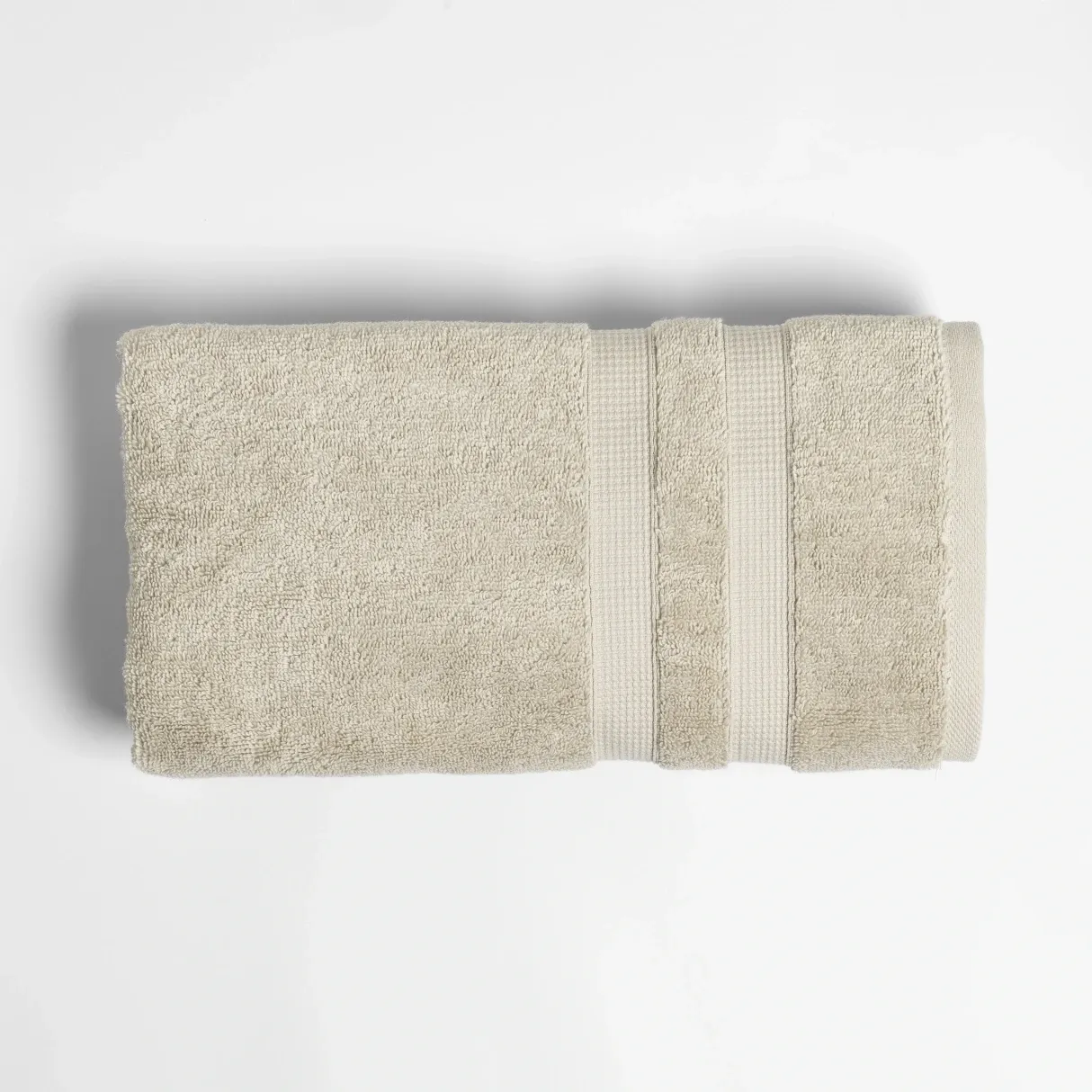  Qua Home Narciso Penye Pamuk Yüz Havlusu Ekru 50x90 cm