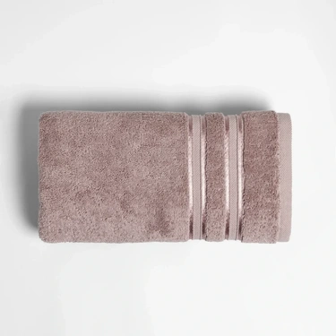  Qua Home Olite Penye Pamuk Yüz Havlusu Gül Kurusu 50x90 cm