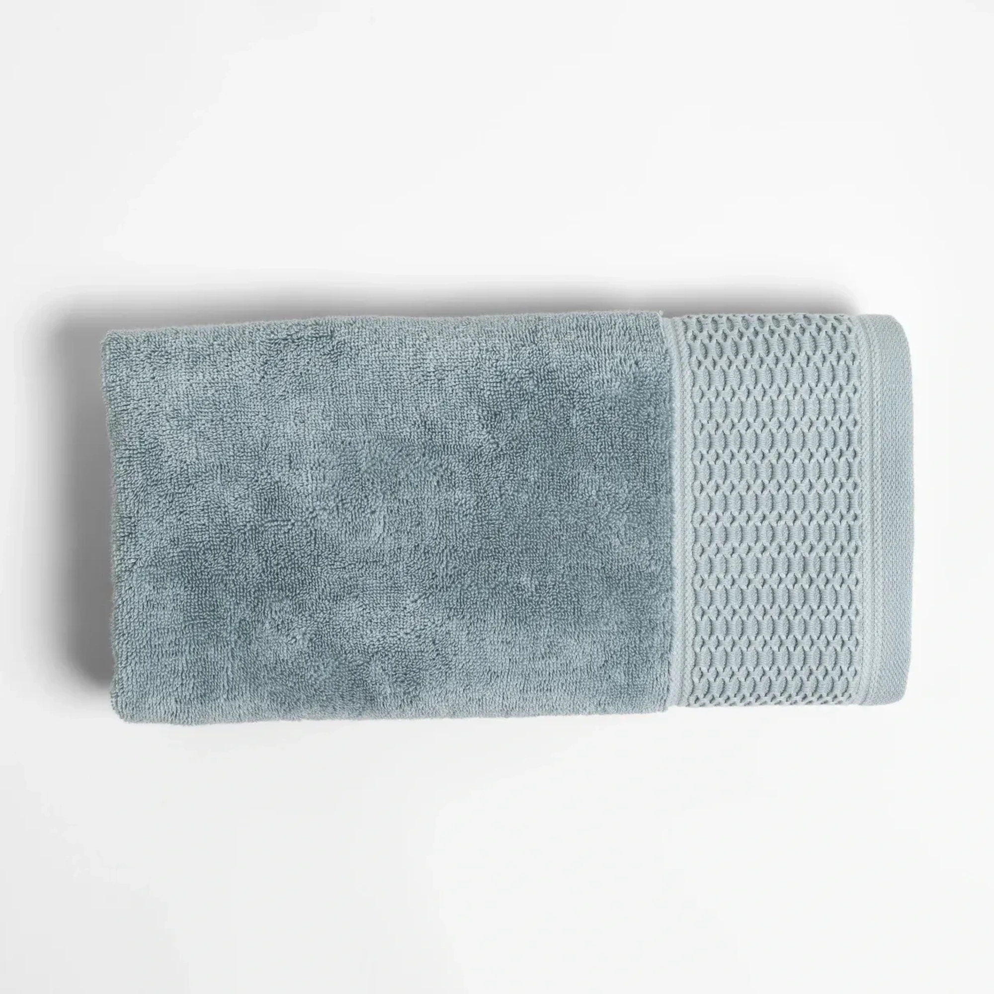 Qua Home Poppy Penye Pamuk Yüz Havlusu Mavi 50x90 cm