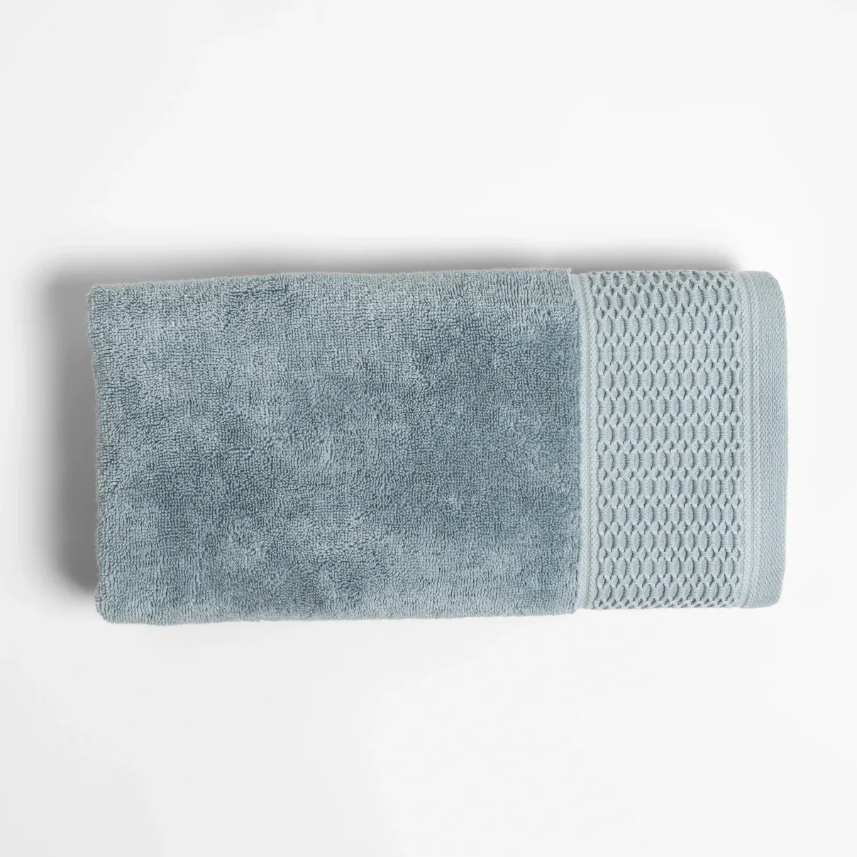  Qua Home Poppy Penye Pamuk Yüz Havlusu Mavi 50x90 cm