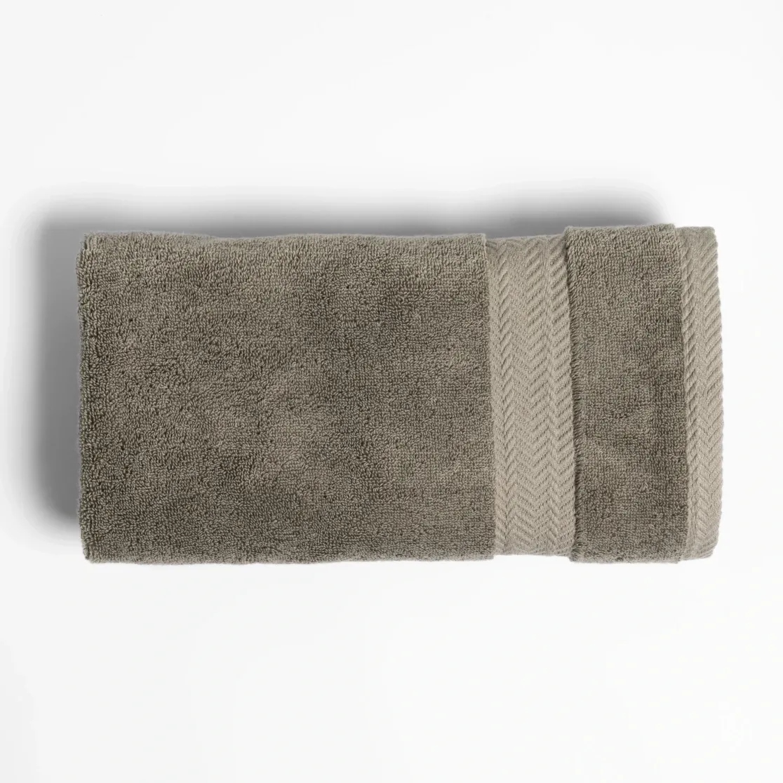  Qua Home Laure Penye Pamuk Yüz Havlusu Taş 50x90 cm