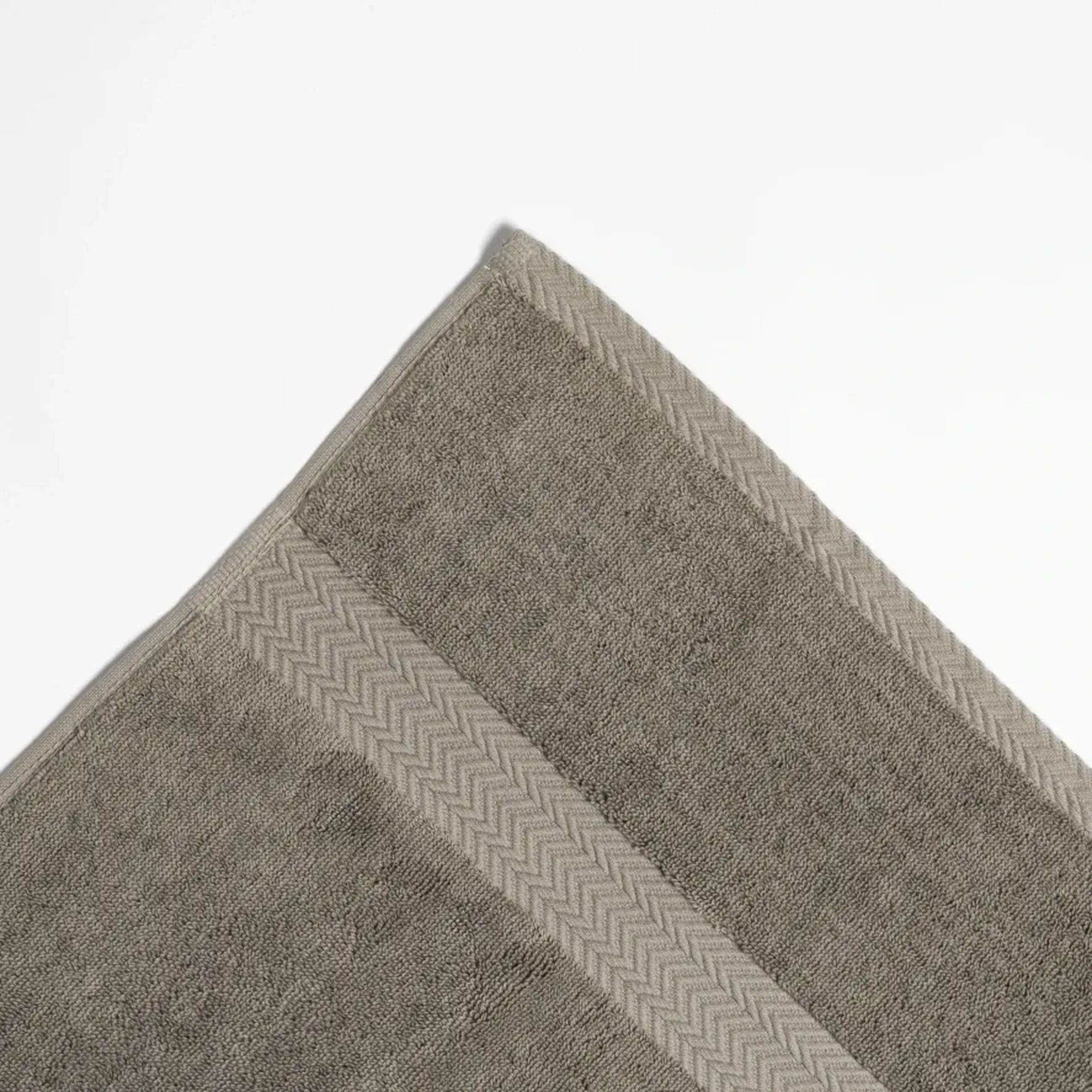 Qua Home Laure Penye Pamuk Yüz Havlusu Taş 50x90 cm