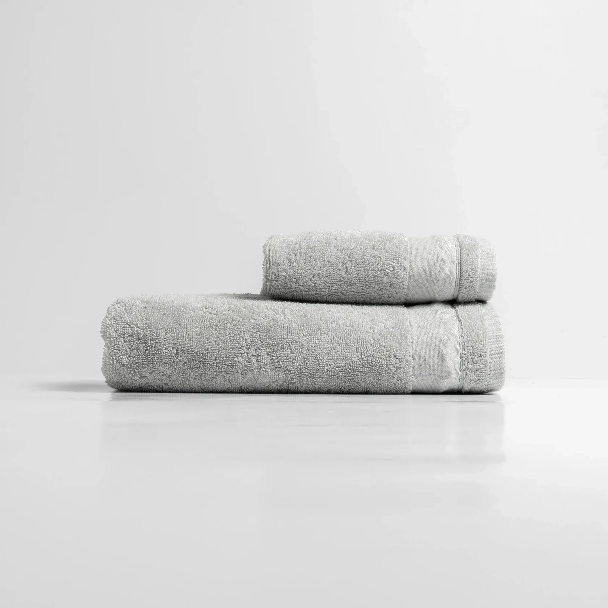 Qua Home Chamelion Pima Pamuk Yüz Havlusu Gri 50x90 cm