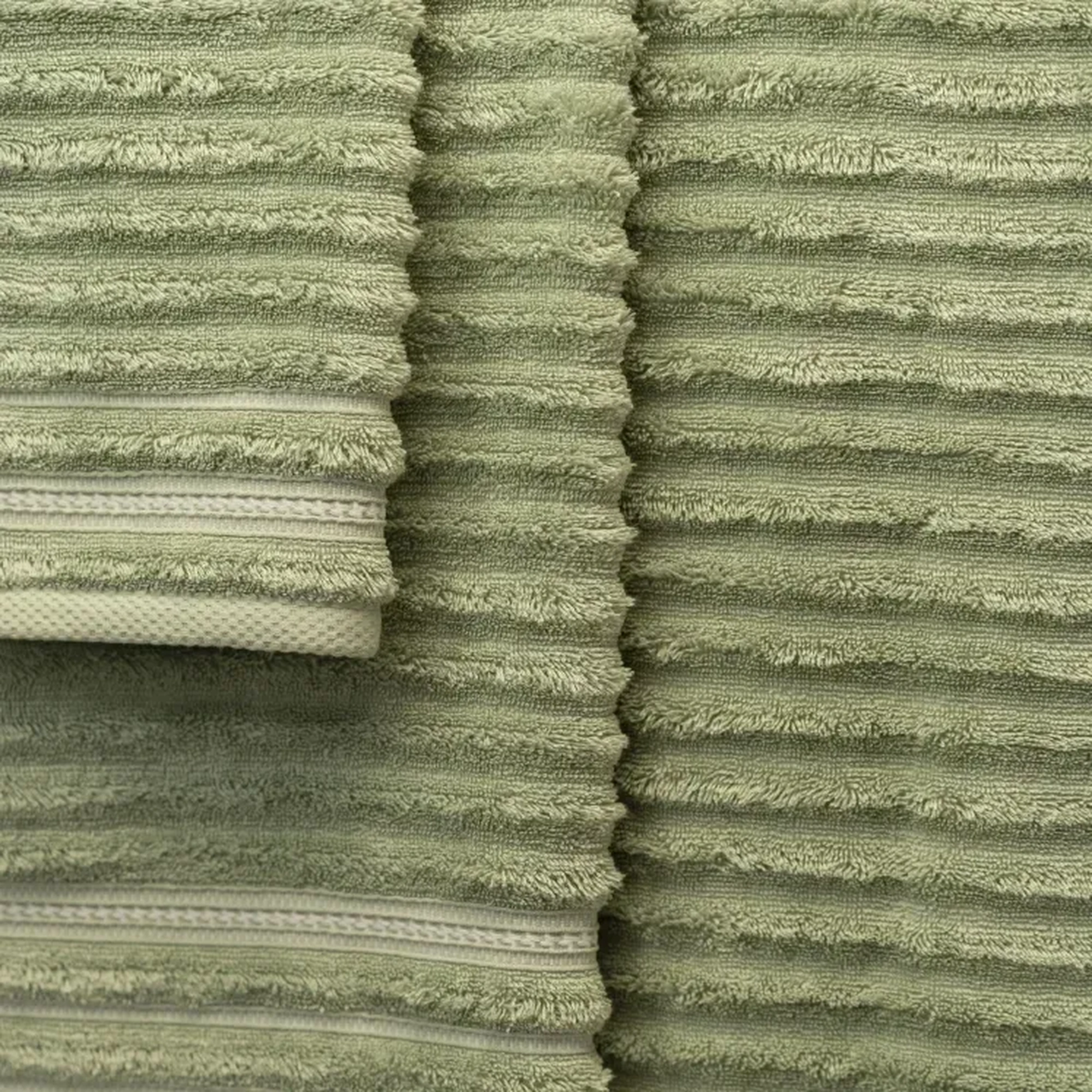 Qua Home Aster Pima Pamuk Yüz Havlusu Mint 50x90 cm