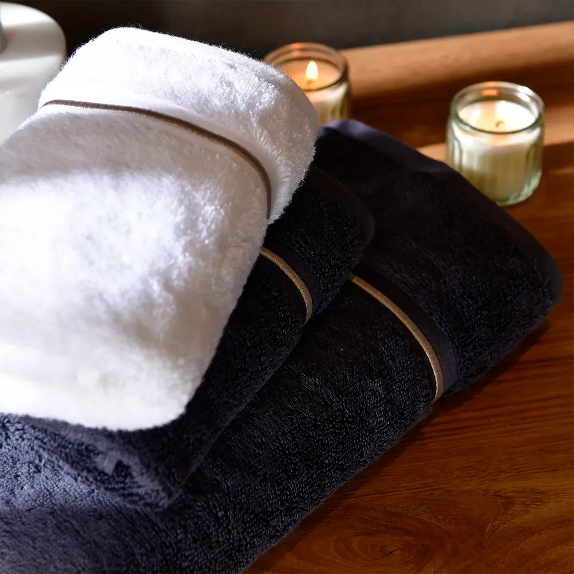 Qua Home Petunia Pima Pamuk Yüz Havlusu Antrasit 50x90 cm