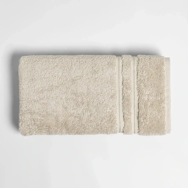  Qua Home Dandelion Pima Pamuk Yüz Havlusu Bej 50x90 cm