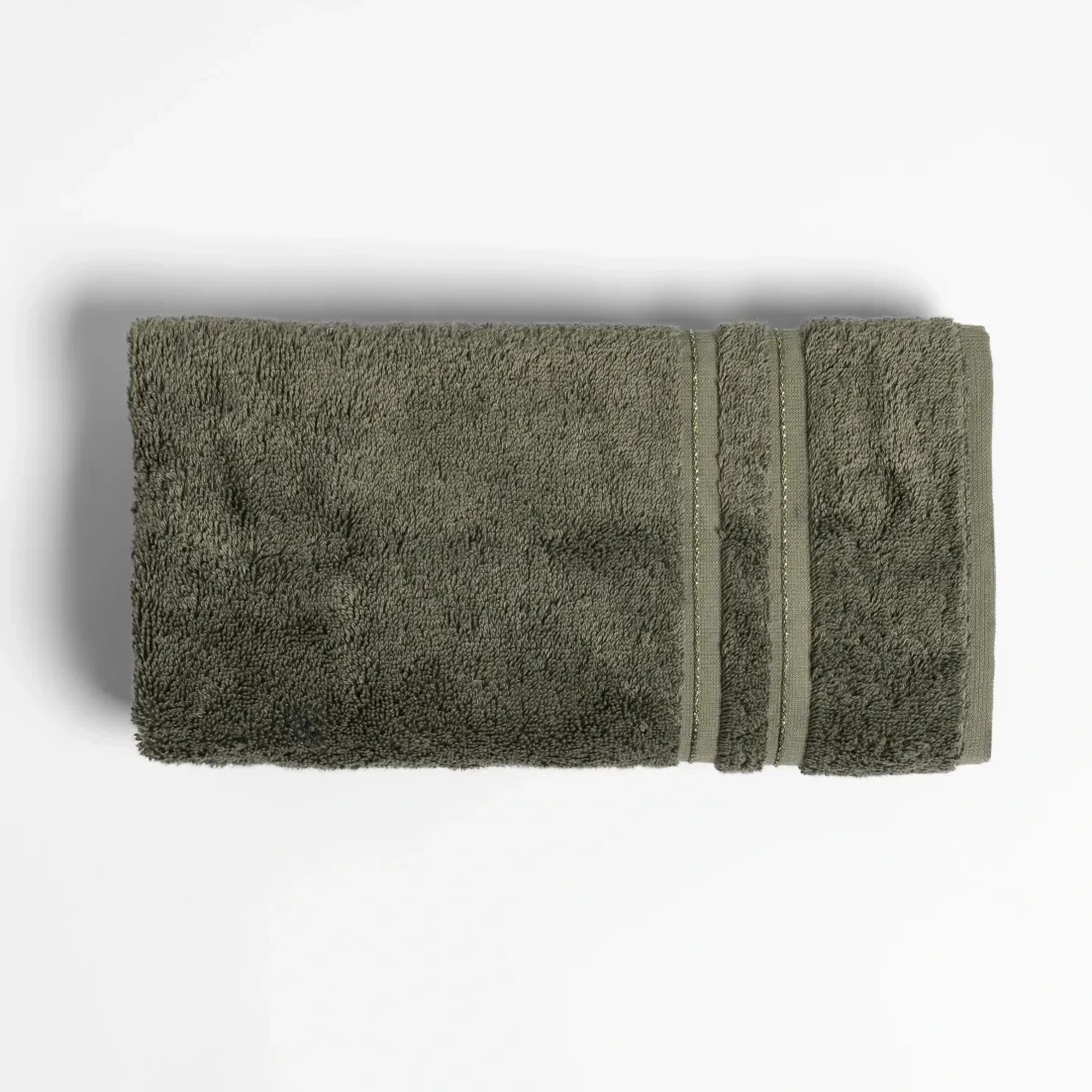 Qua Home Dandelion Pima Pamuk Yüz Havlusu Haki 50x90 cm