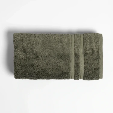  Qua Home Dandelion Pima Pamuk Yüz Havlusu Haki 50x90 cm