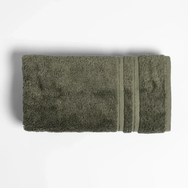  Qua Home Dandelion Pima Pamuk Yüz Havlusu Haki 50x90 cm