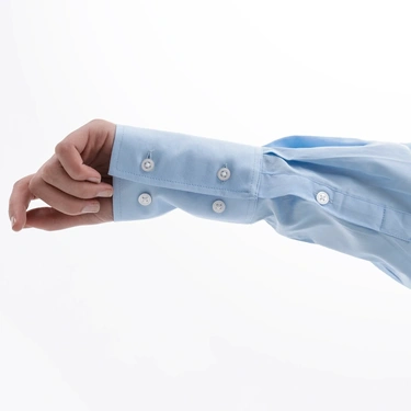  Qua Home Nora Kadın %100 Pamuklu Oversize Gömlek Mavi