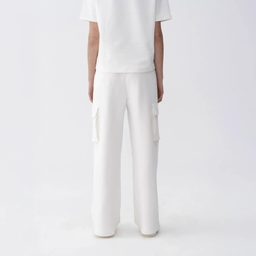  Qua Home Holly Kadın % 100 Pamuk Kısa Kol Tişört Bej